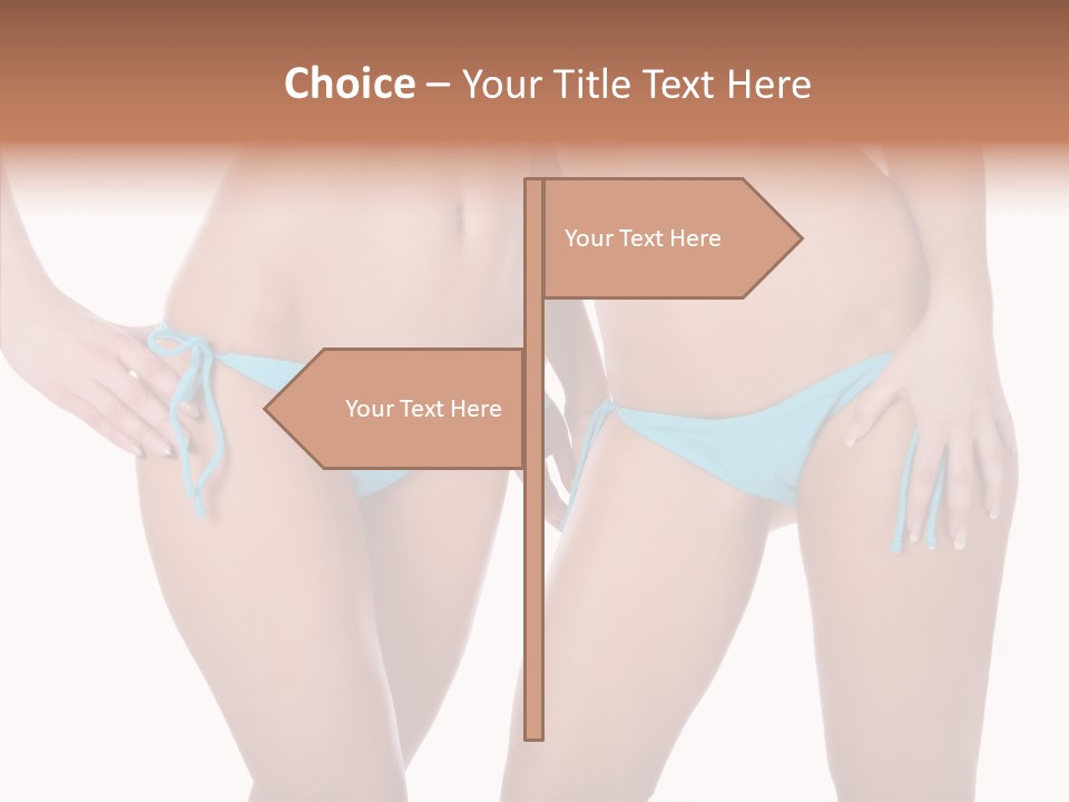 Leg Panties  PowerPoint Template