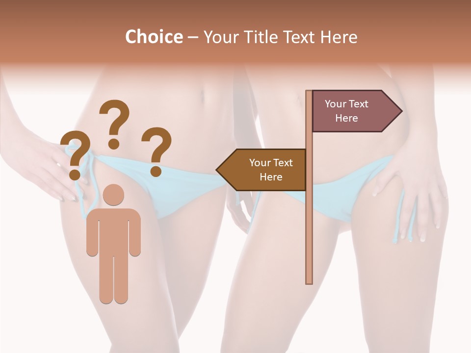 Leg Panties  PowerPoint Template