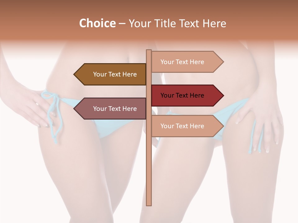 Leg Panties  PowerPoint Template