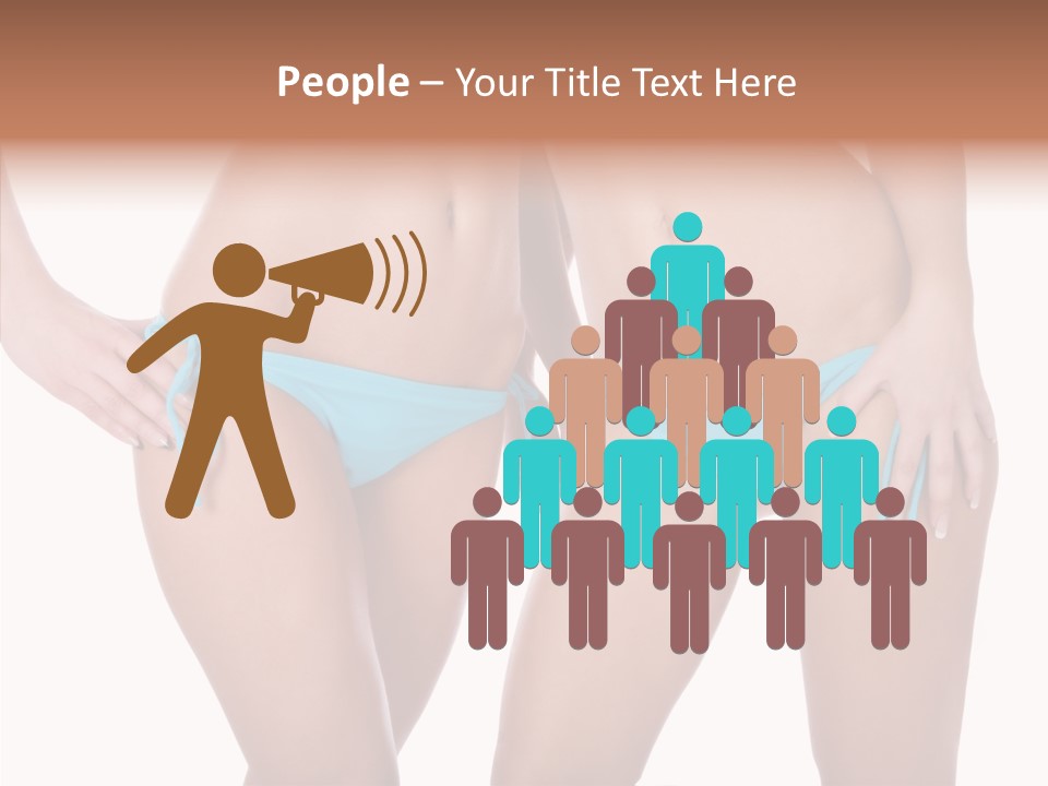 Leg Panties  PowerPoint Template