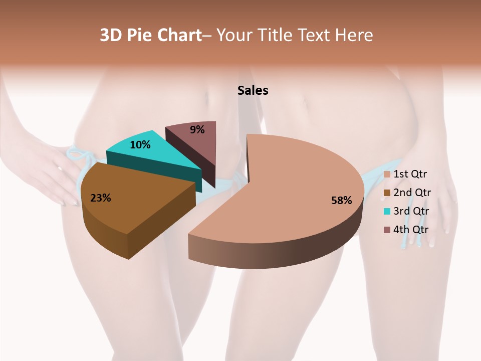 Leg Panties  PowerPoint Template