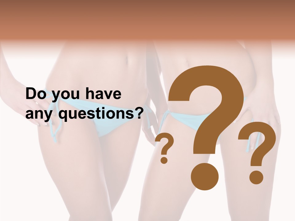 Leg Panties  PowerPoint Template