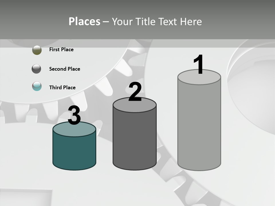 Shapes Instrument Cogwheel PowerPoint Template