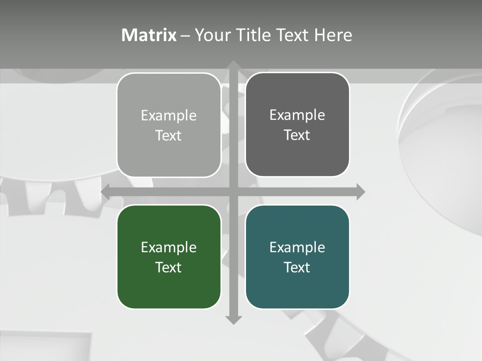 Shapes Instrument Cogwheel PowerPoint Template