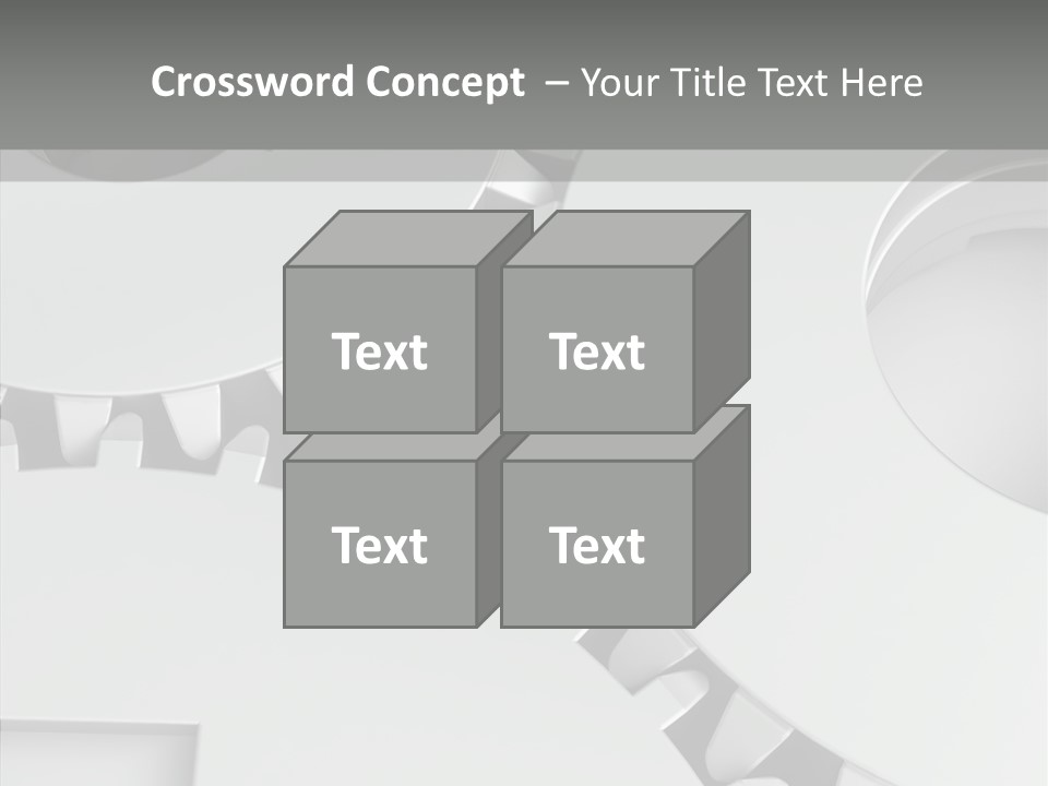 Shapes Instrument Cogwheel PowerPoint Template