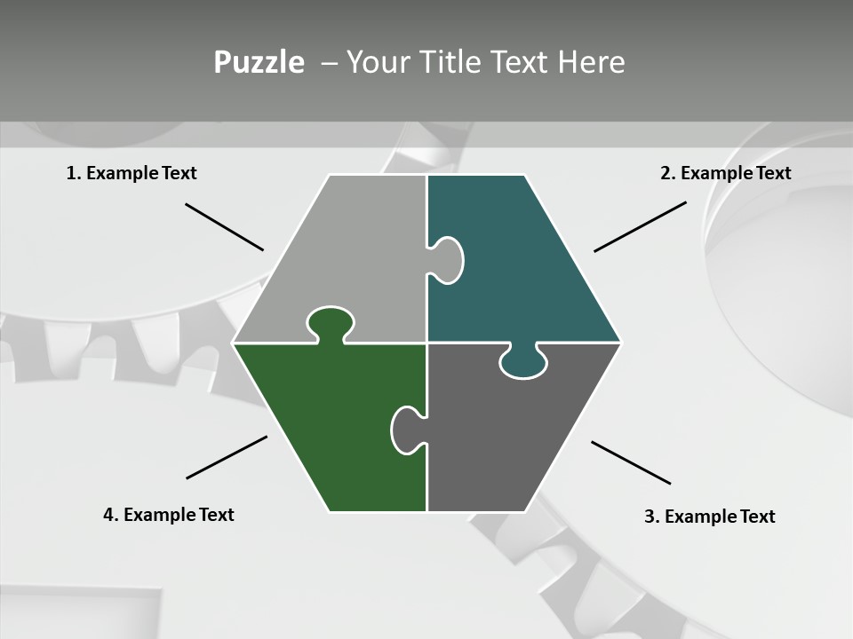 Shapes Instrument Cogwheel PowerPoint Template