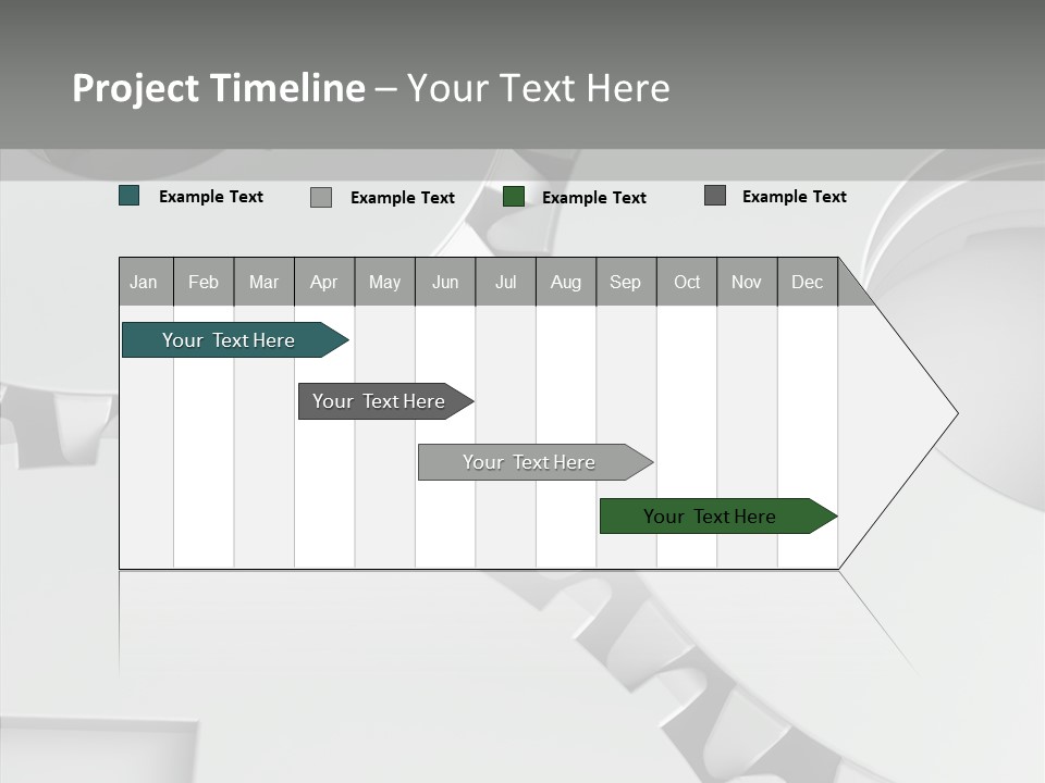 Shapes Instrument Cogwheel PowerPoint Template