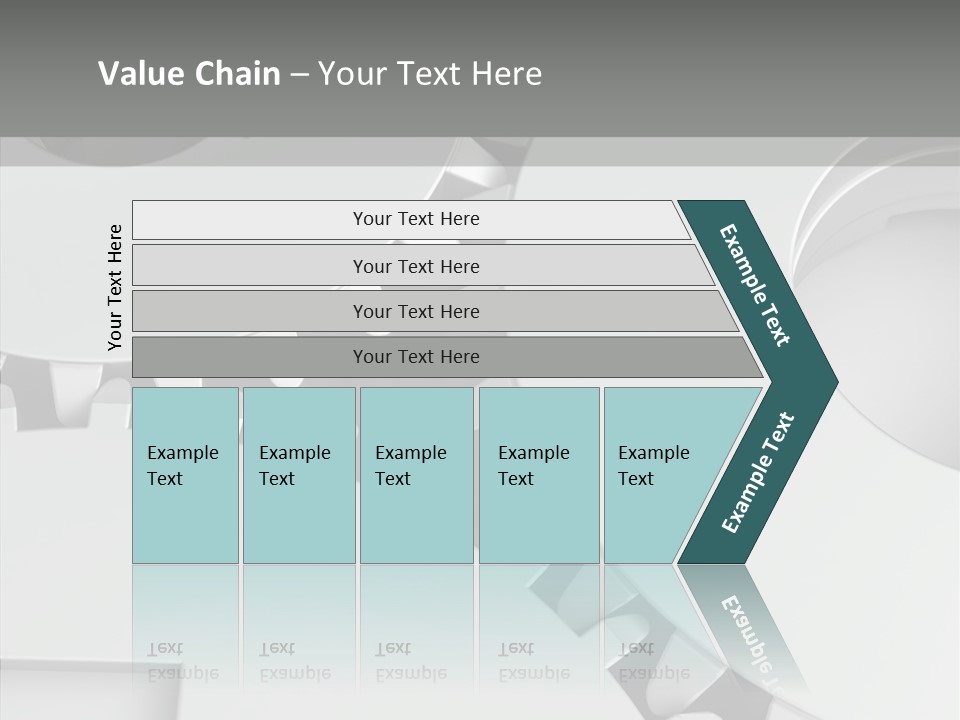 Shapes Instrument Cogwheel PowerPoint Template