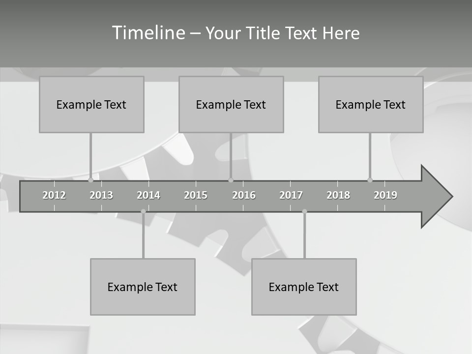 Shapes Instrument Cogwheel PowerPoint Template