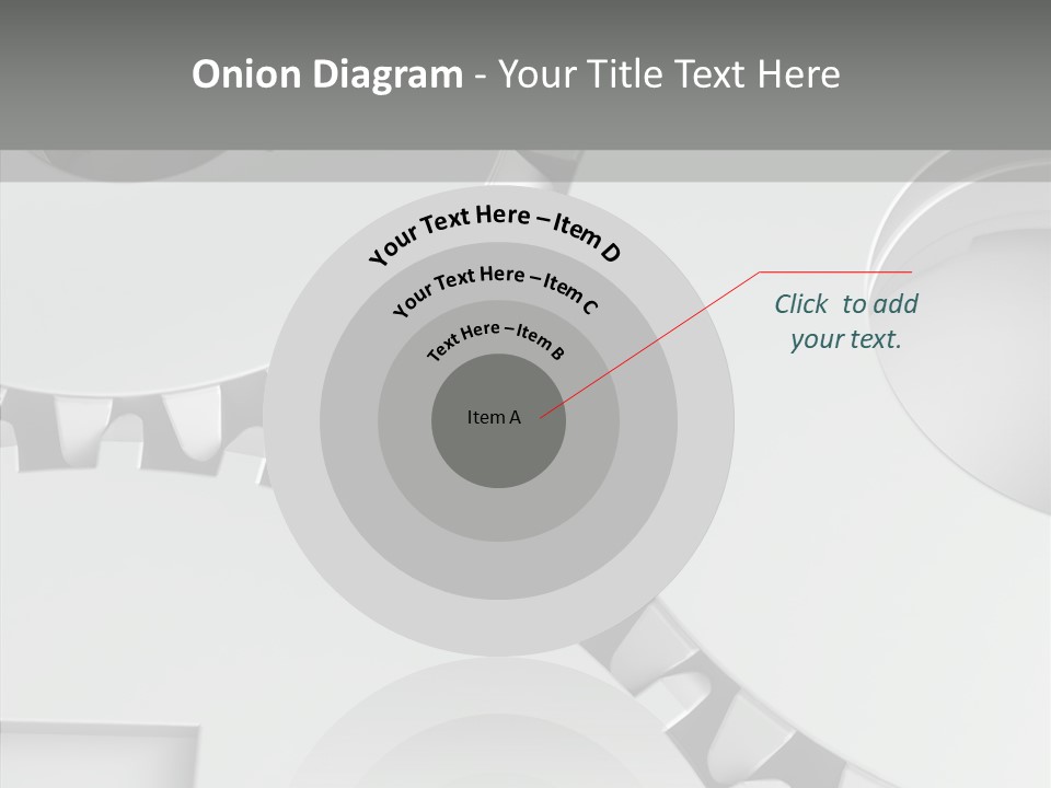 Shapes Instrument Cogwheel PowerPoint Template