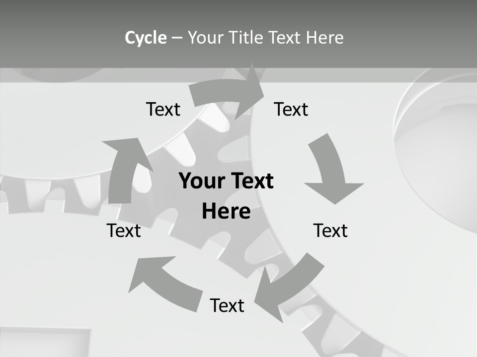 Shapes Instrument Cogwheel PowerPoint Template