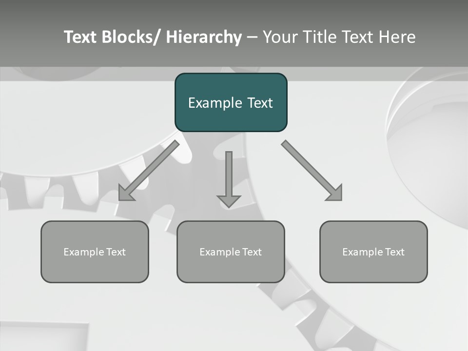 Shapes Instrument Cogwheel PowerPoint Template