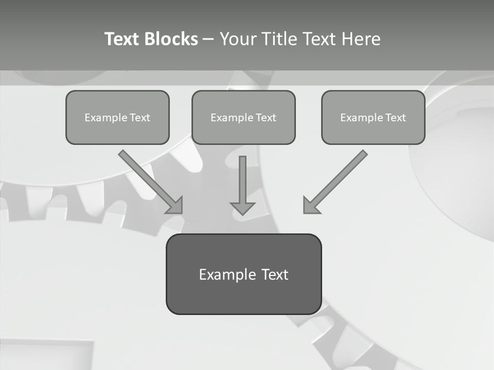 Shapes Instrument Cogwheel PowerPoint Template