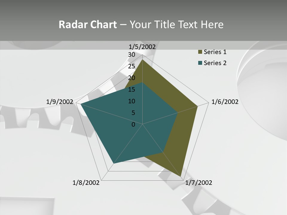 Shapes Instrument Cogwheel PowerPoint Template