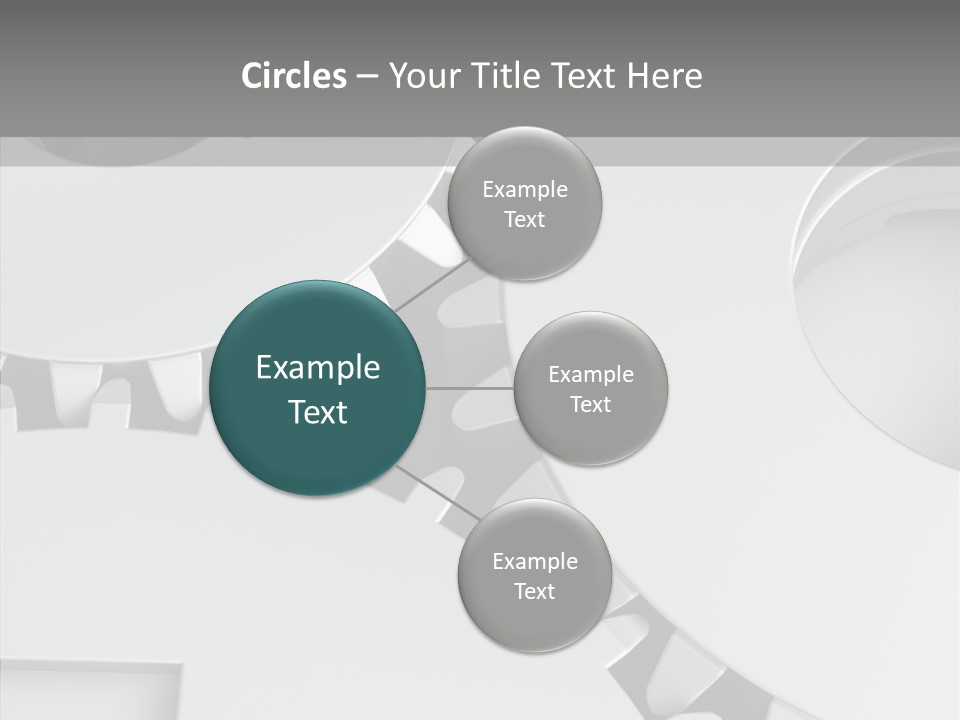 Shapes Instrument Cogwheel PowerPoint Template
