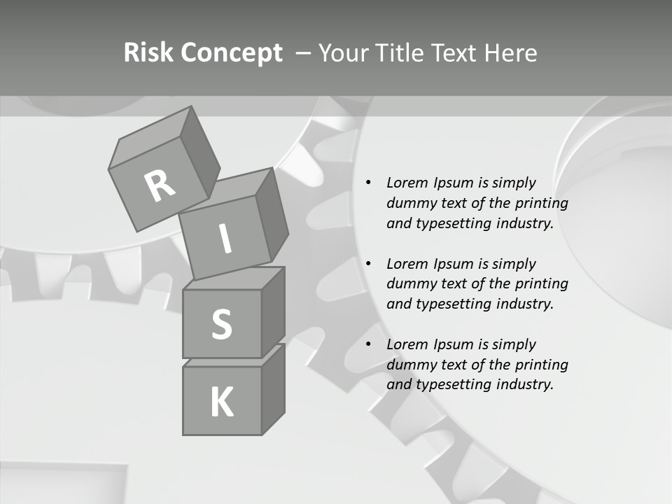 Shapes Instrument Cogwheel PowerPoint Template