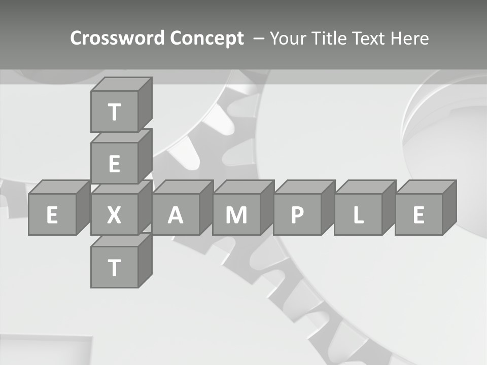 Shapes Instrument Cogwheel PowerPoint Template