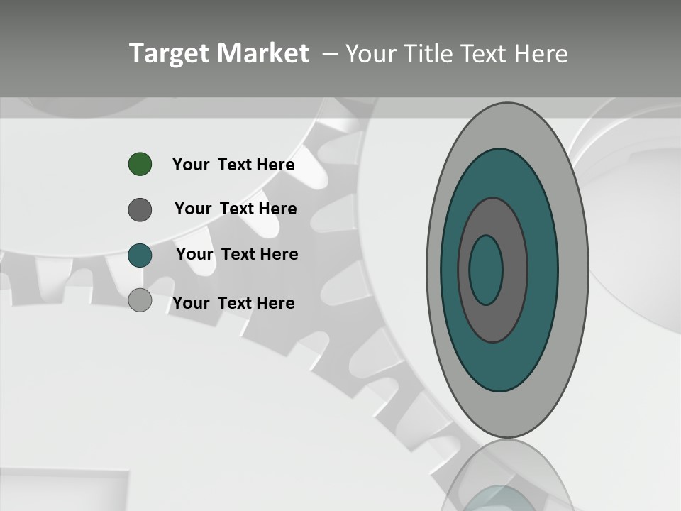 Shapes Instrument Cogwheel PowerPoint Template