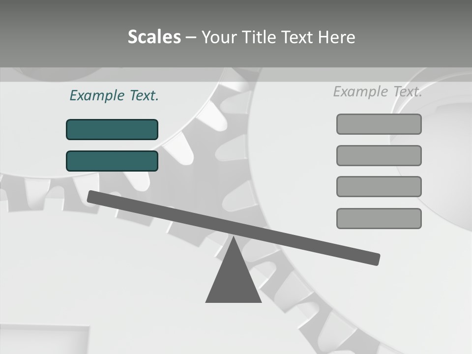 Shapes Instrument Cogwheel PowerPoint Template