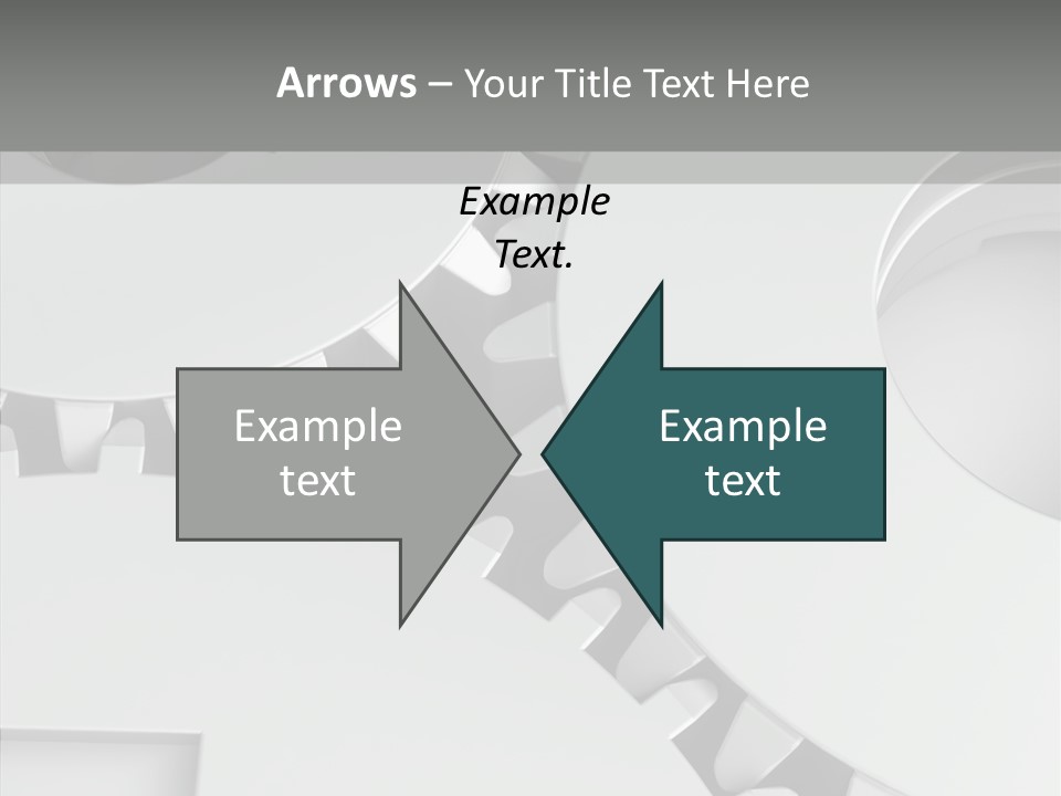 Shapes Instrument Cogwheel PowerPoint Template