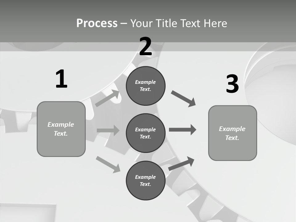 Shapes Instrument Cogwheel PowerPoint Template
