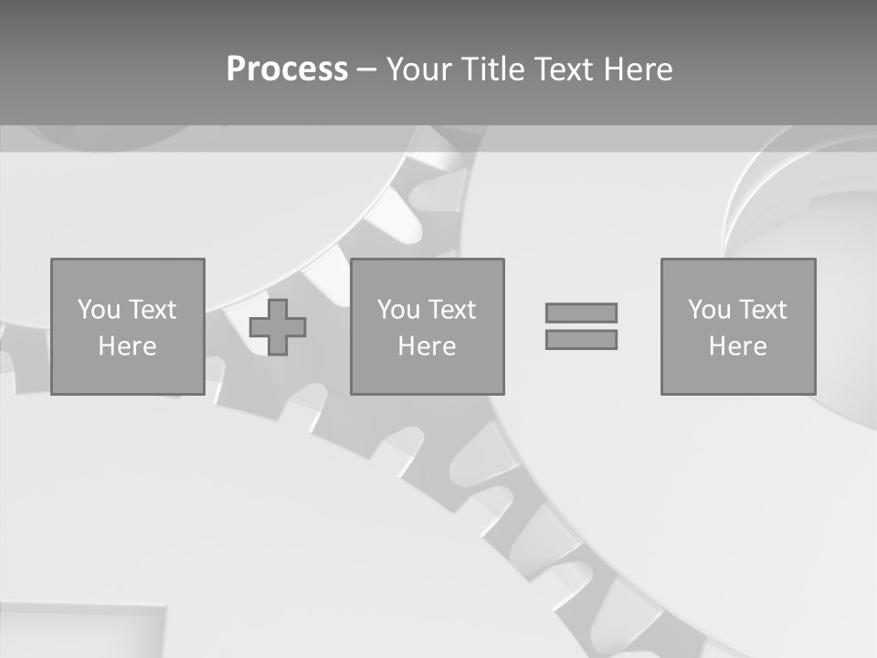 Shapes Instrument Cogwheel PowerPoint Template