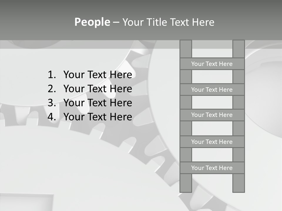 Shapes Instrument Cogwheel PowerPoint Template