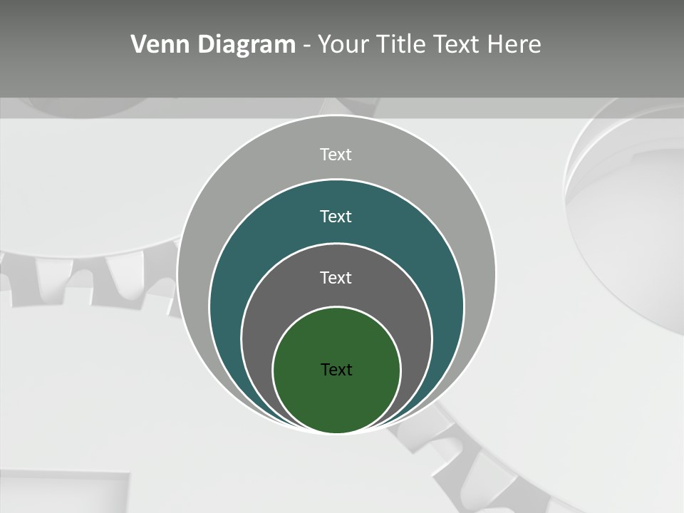Shapes Instrument Cogwheel PowerPoint Template