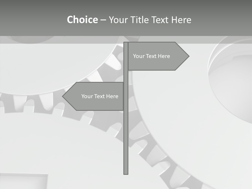Shapes Instrument Cogwheel PowerPoint Template