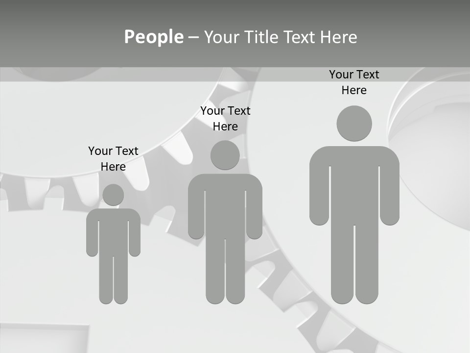 Shapes Instrument Cogwheel PowerPoint Template
