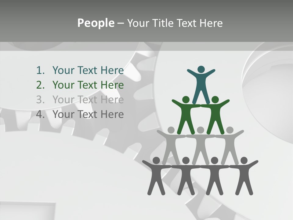 Shapes Instrument Cogwheel PowerPoint Template