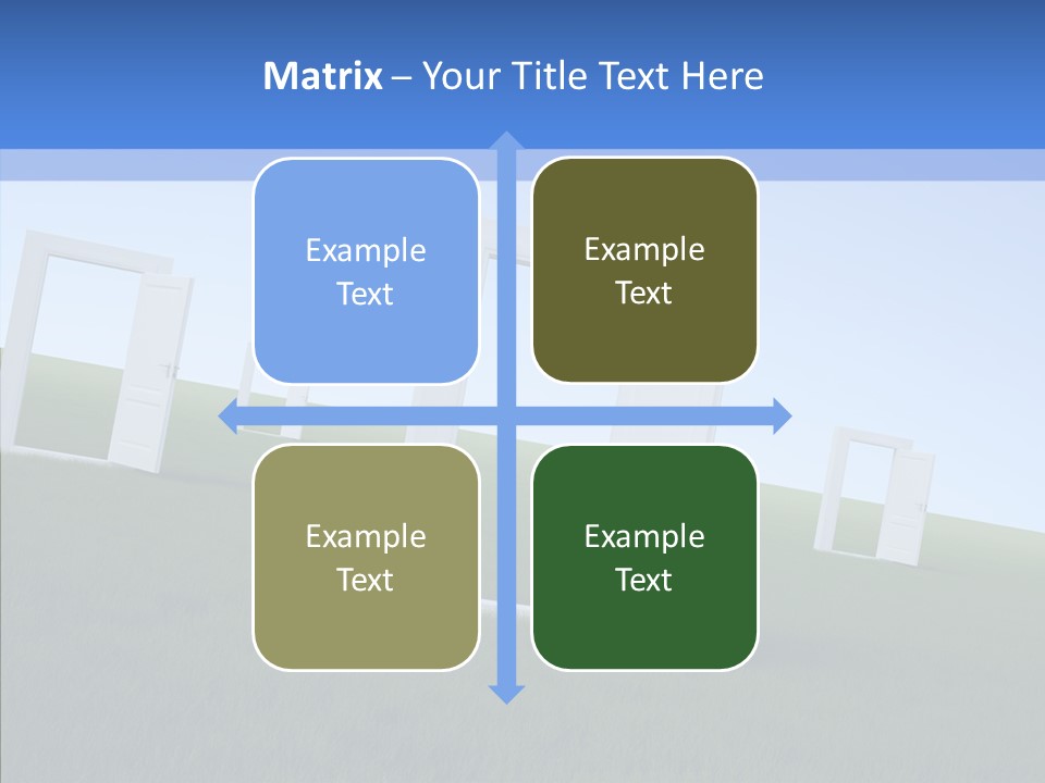 Way Imaginary Paradise PowerPoint Template