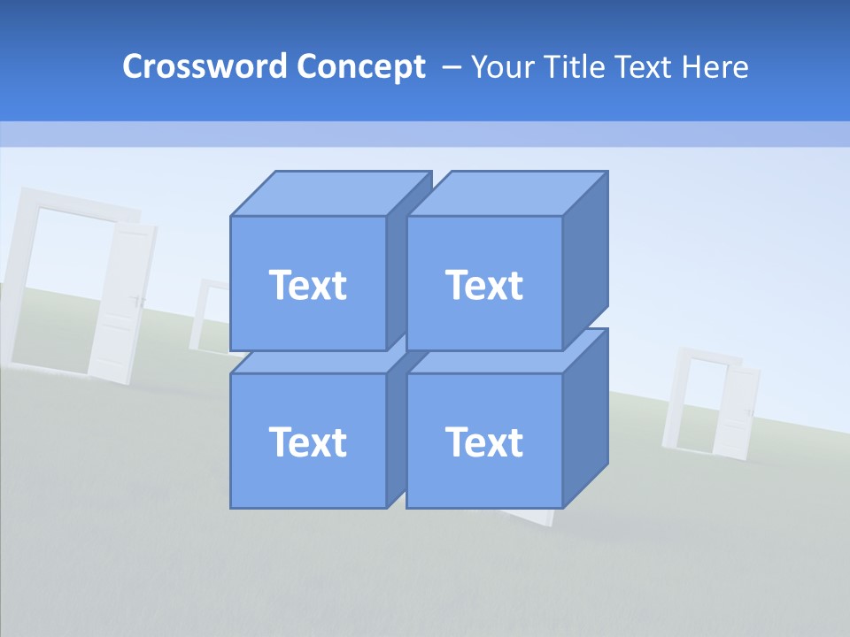 Way Imaginary Paradise PowerPoint Template