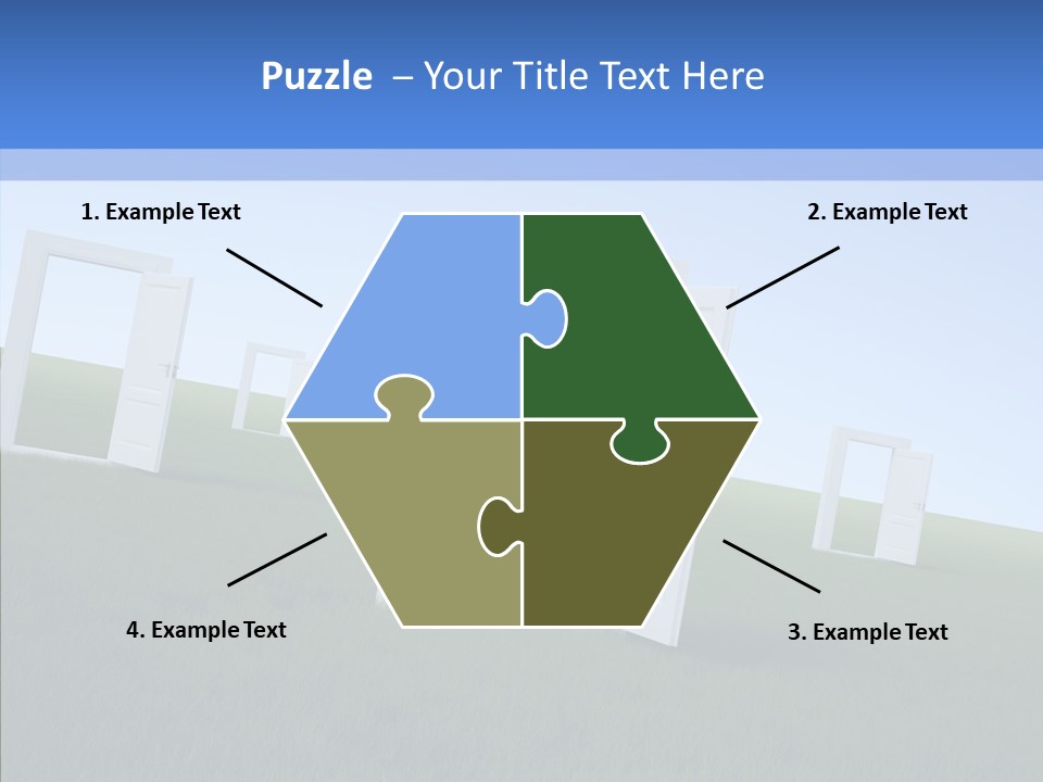 Way Imaginary Paradise PowerPoint Template