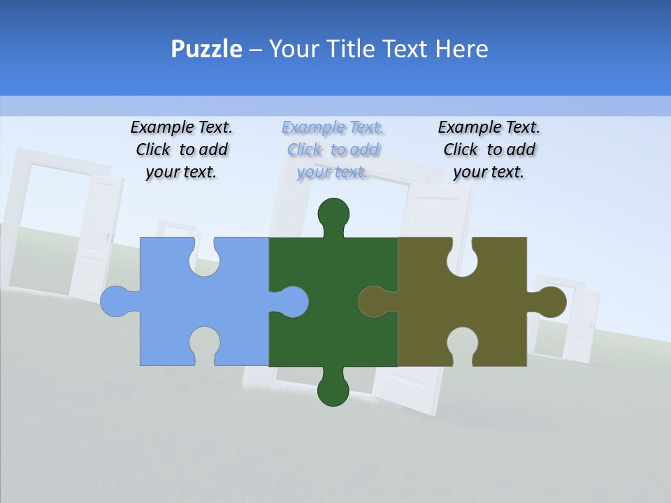 Way Imaginary Paradise PowerPoint Template