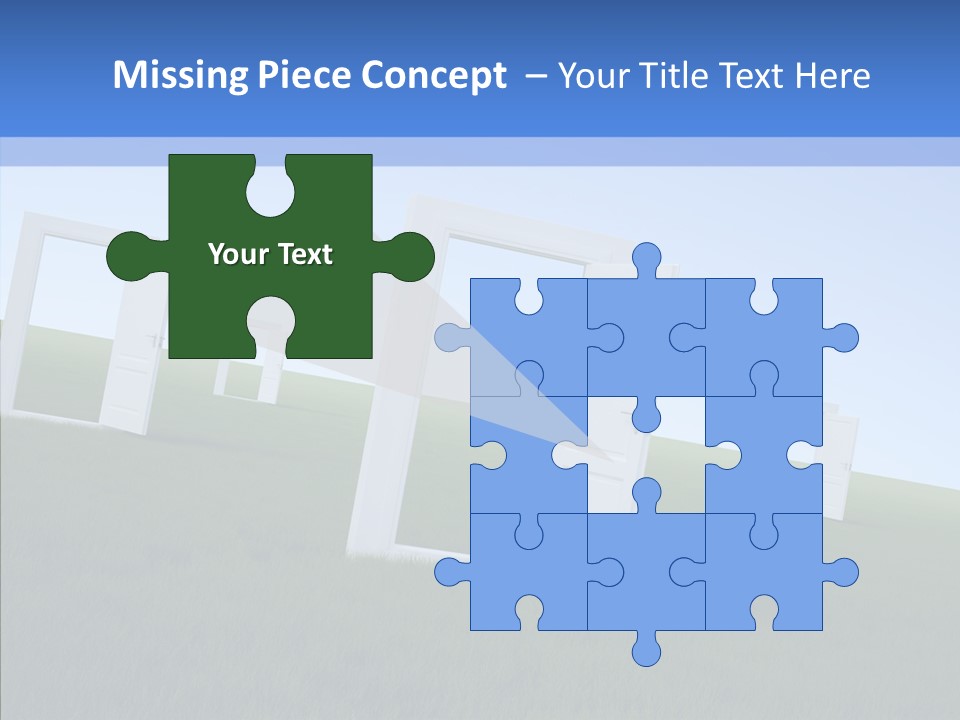 Way Imaginary Paradise PowerPoint Template