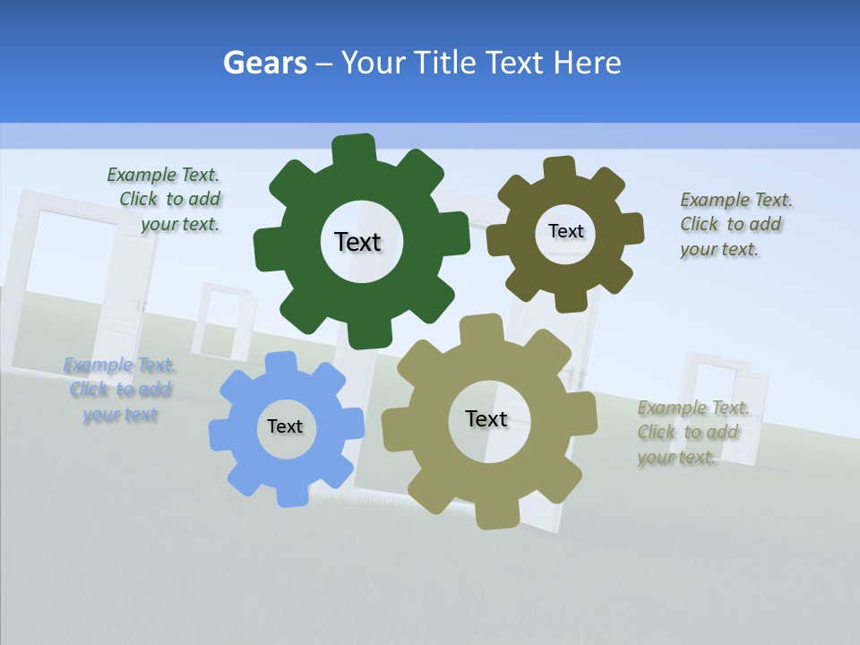 Way Imaginary Paradise PowerPoint Template