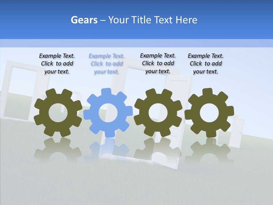 Way Imaginary Paradise PowerPoint Template