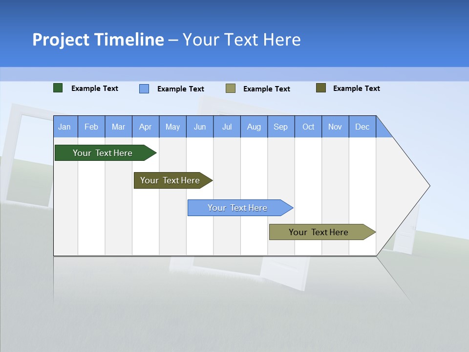 Way Imaginary Paradise PowerPoint Template