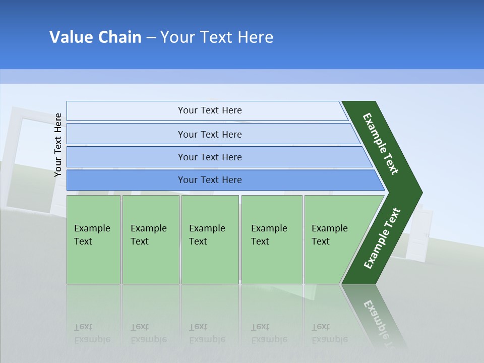 Way Imaginary Paradise PowerPoint Template