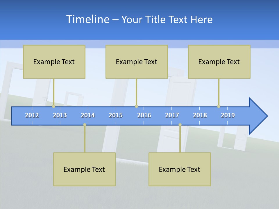 Way Imaginary Paradise PowerPoint Template