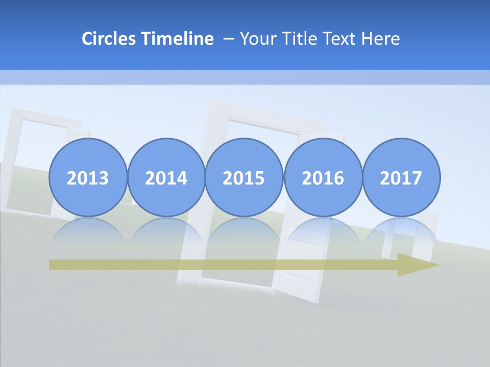 Way Imaginary Paradise PowerPoint Template