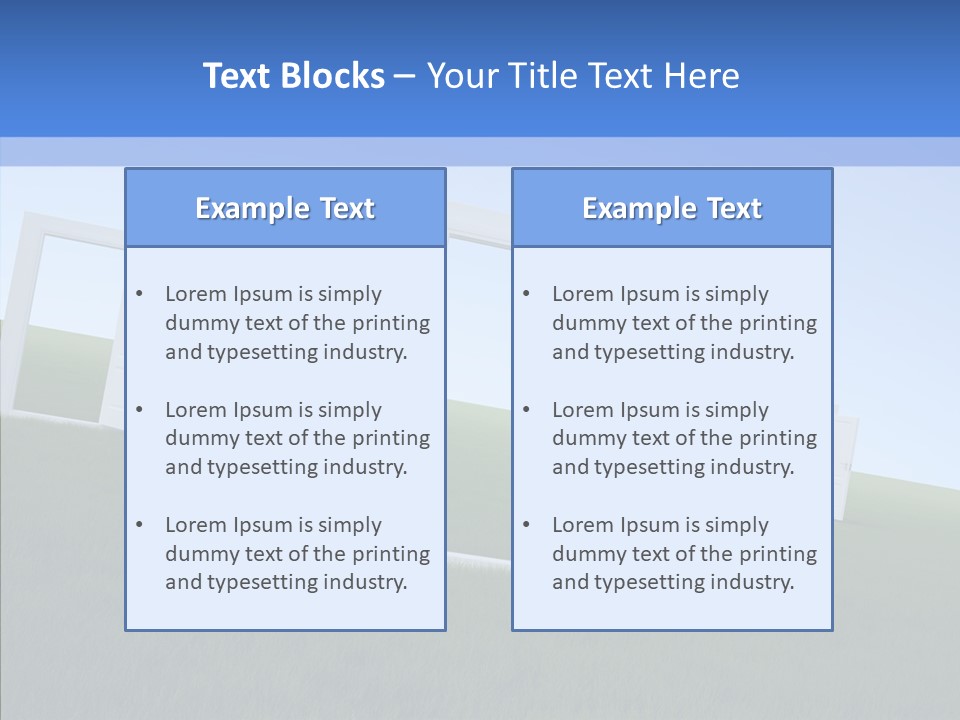 Way Imaginary Paradise PowerPoint Template