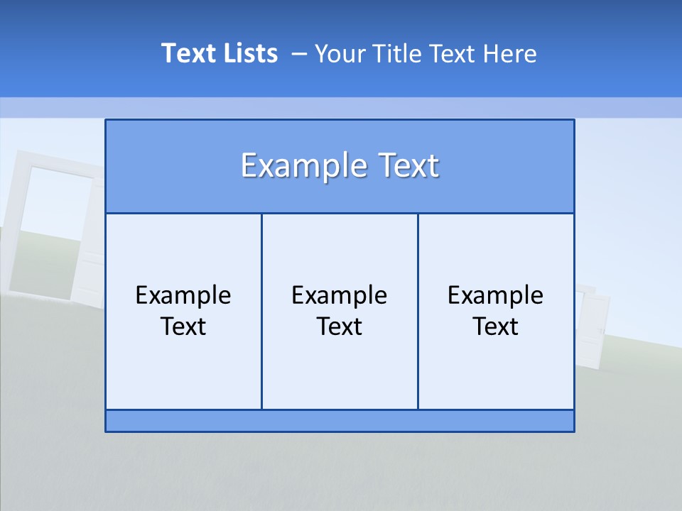 Way Imaginary Paradise PowerPoint Template