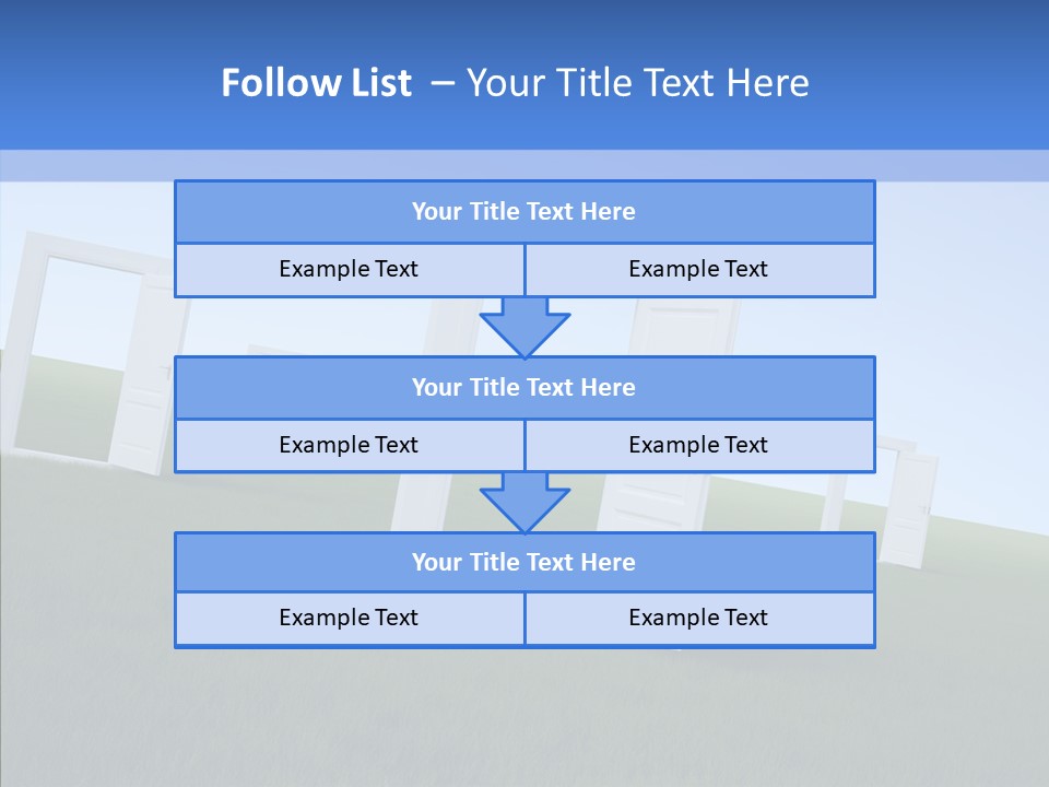 Way Imaginary Paradise PowerPoint Template