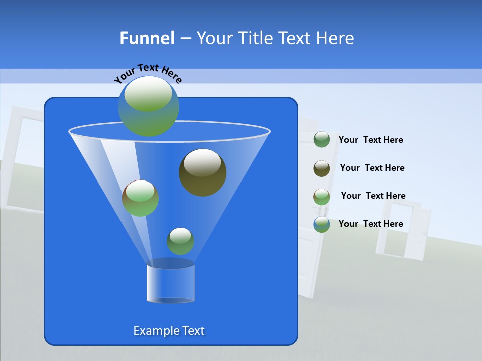 Way Imaginary Paradise PowerPoint Template