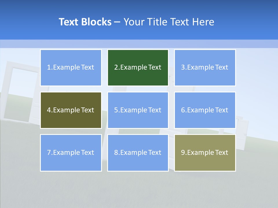 Way Imaginary Paradise PowerPoint Template