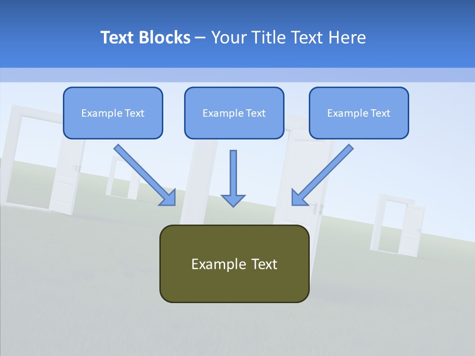 Way Imaginary Paradise PowerPoint Template
