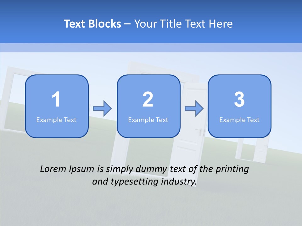 Way Imaginary Paradise PowerPoint Template