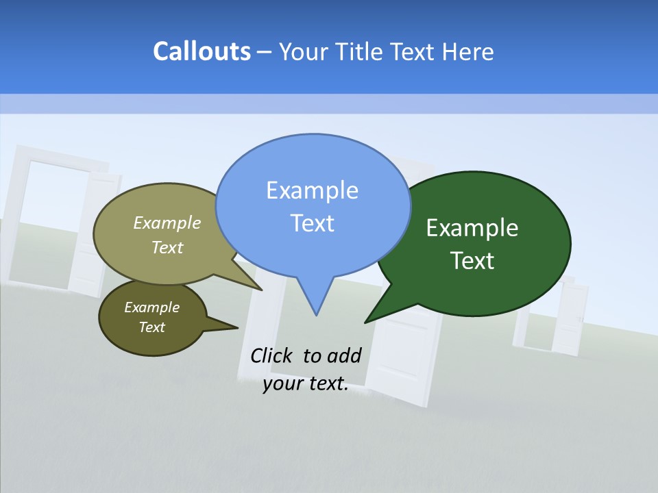 Way Imaginary Paradise PowerPoint Template